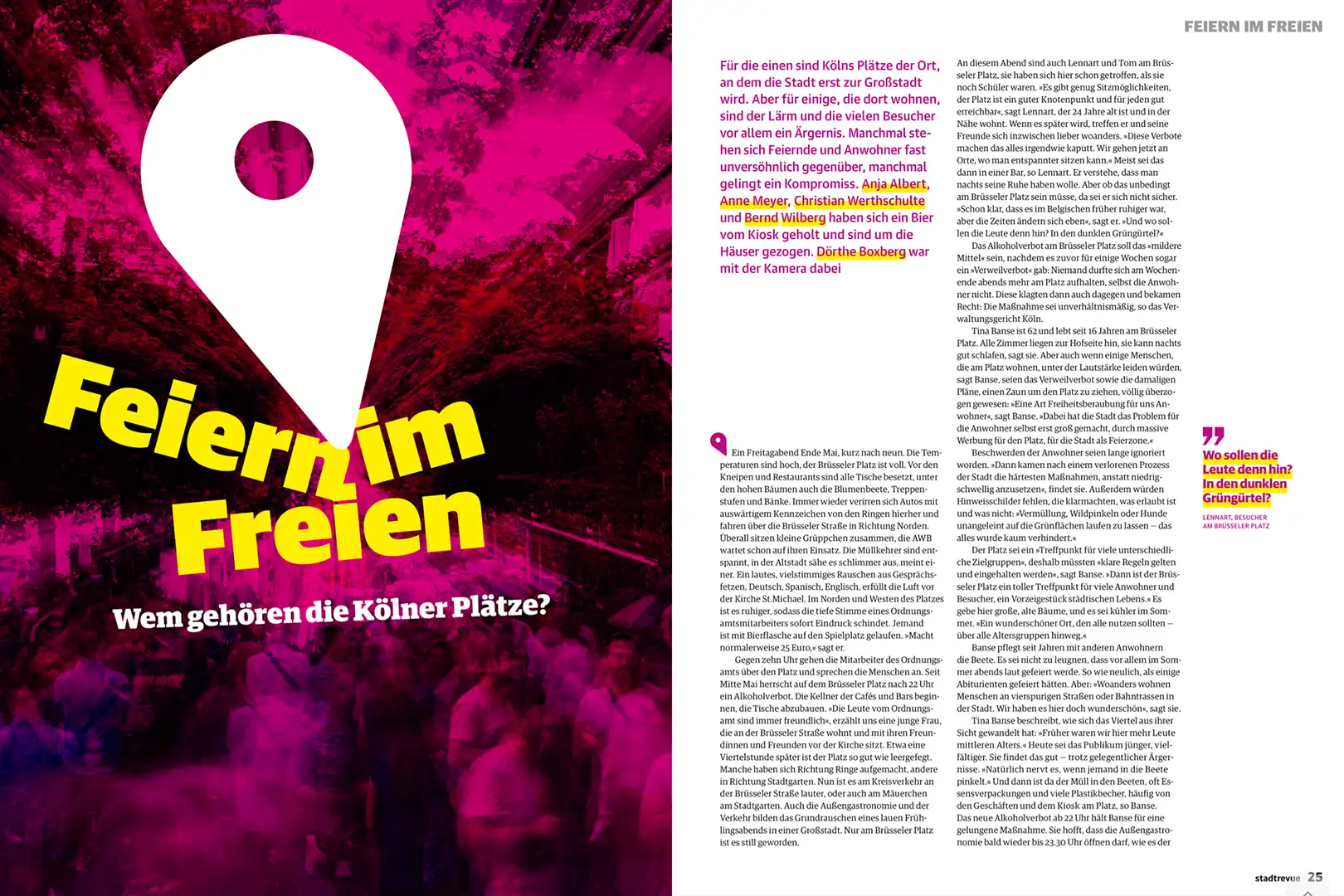 Feiern im Freien – Wem gehören die Kölner Plätze?